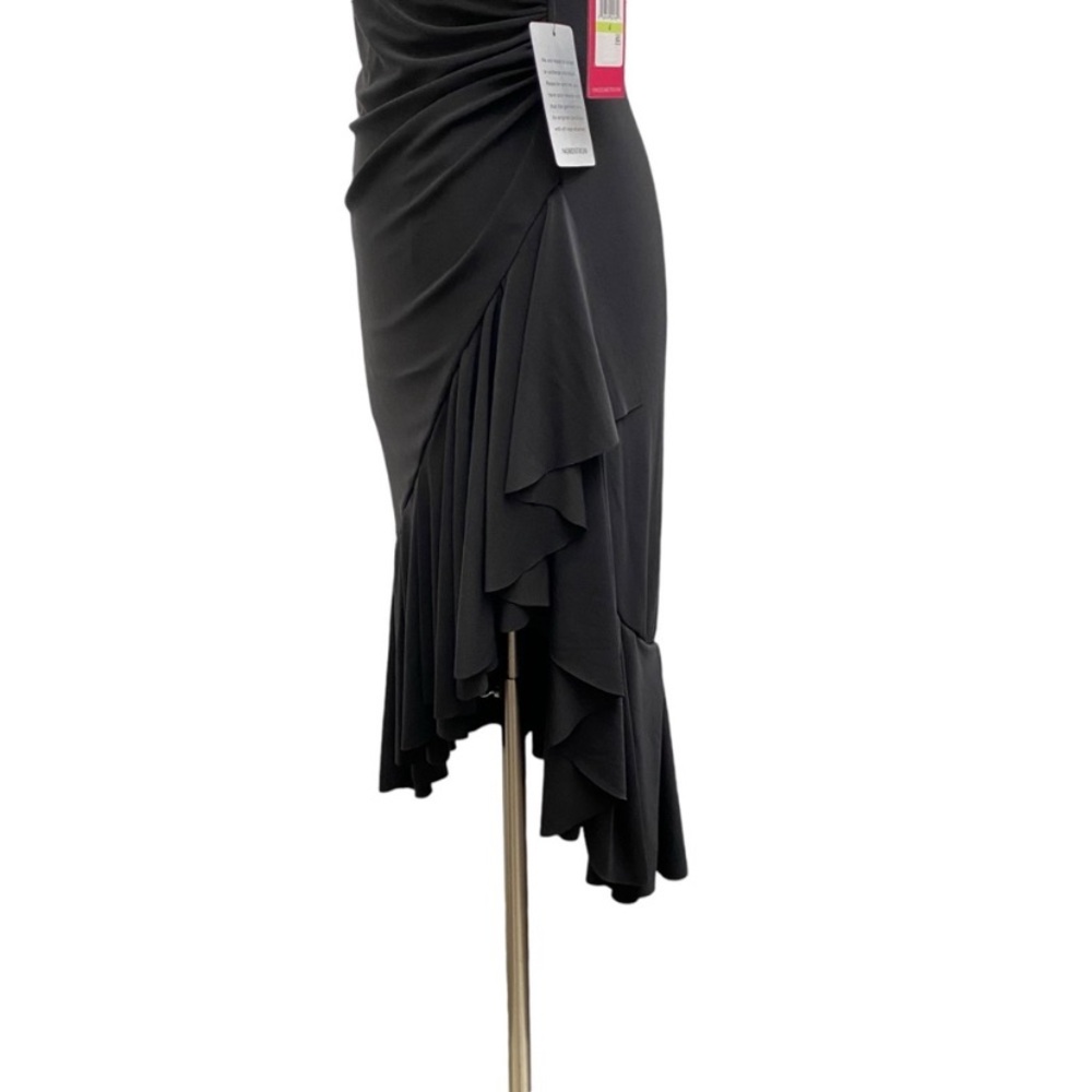Vince Camuto Elegant Black Halter Mini Dress - Picture 5 of 10